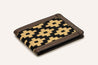 A Barton Hills wallet with a geometric pattern on it from Zilker Belts.